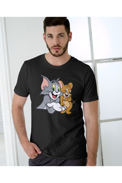 Inscriptie Tricou de colectie, unisex " Tom and Jerry - imagine "