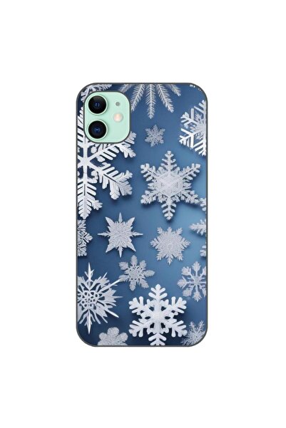 OEM Husa compatibila cu Apple iPhone 11 Silicon Gel Tpu Model Fulgi de Zapada