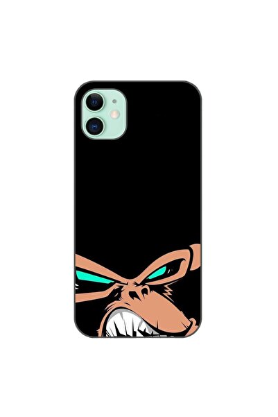 OEM Husa compatibila cu Apple iPhone 11 Silicon Gel Tpu Model Angry Monkey
