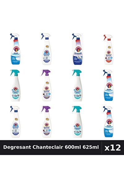 Chanteclair Set 12 Degresant Universal 600ml 625ml - 7 Arome, Bicarbonat, Lav...