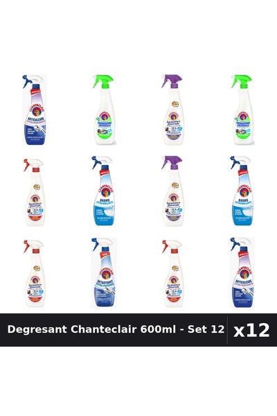 Chanteclair Set 12 Degresant Universal 600ml - Lamaie, Marsilia, Mosc Alb