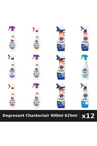 Chanteclair Set 12 Degresant Universal 600ml 625ml - Mosc, Marsilia, Anticalcar