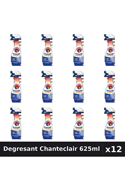 Chanteclair Set 12 Degresant Anticalcar 625ml - Extra Rapid, Curatenie Eficienta