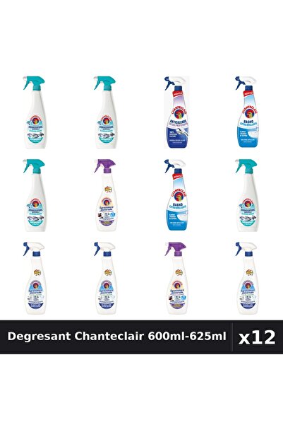 Chanteclair Set 12 Degresant Universal 600ml-625ml - Anti-Miros, Bicarbonat, ...