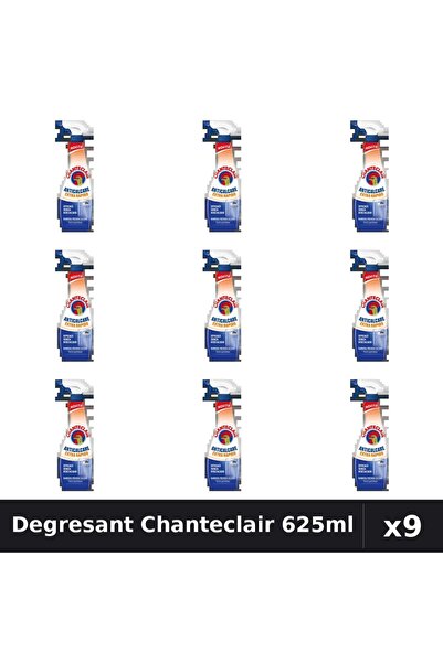 Chanteclair Pachet 9 Degresant Anticalcar 625ml - Extra Rapid, Curatenie Efic...