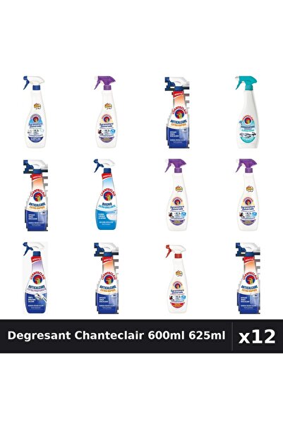 Chanteclair Set 12 Degresant Universal 600ml - 625ml - Bicarbonat, Mosc, Lavanda