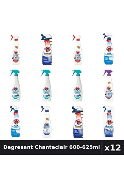 Chanteclair Set 12 Degresant Universal 600-625ml - Marsilia, Anticalcar, Bica...