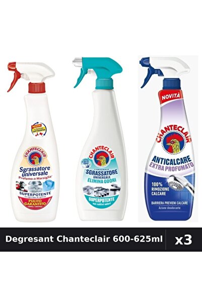 Chanteclair Set 3 Degresant Universal 600-625ml - Marsilia, Anti-Miros, Antic...