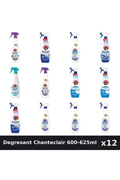 Chanteclair Set 12 Degresant Universal 600-625ml - Mosc, Bicarbonat, Anticalc...
