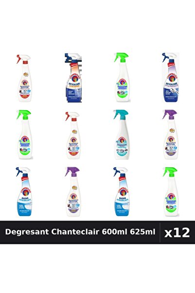 Chanteclair Set 12 Degresant Universal 600ml-625ml - 8 Arome, Anticalcar, Mar...