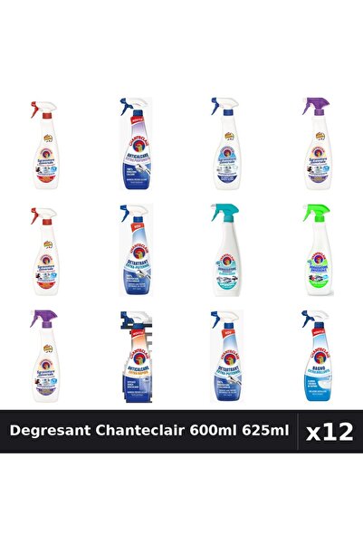 Chanteclair Set 12 Degresant Universal 600ml 625ml - 10 Arome, Anticalcar, De...