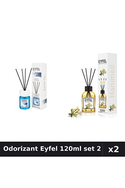 Eyfel Set 2 Odorizant Camera Betisoare 120ml - Cool Water, Mâna Maicii Domnului