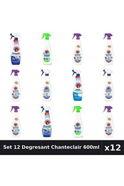 Chanteclair Set 12 Degresant Universal 600ml - Bicarbonat, Extra Parfumat, Ex...