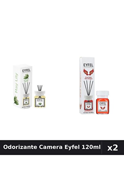 Eyfel Set 2 Odorizante Camera Betisoare - Lacramioare, Red Dragon 120ml