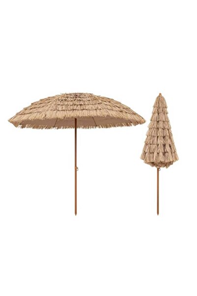 VmaxVision 2.25 M Hawaiian-style outdoor beach umbrella with sun-protective c...