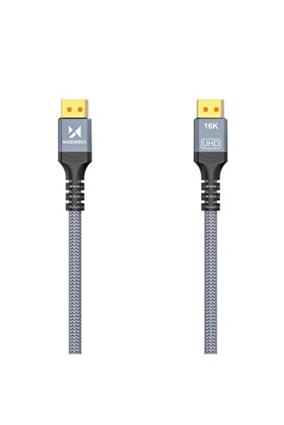 WOZINSKY Cablu DisplayPort 2.1 WPS-16AYL3S, 80Gb/s, 16K@60Hz, 8K@120Hz, 4K@24...