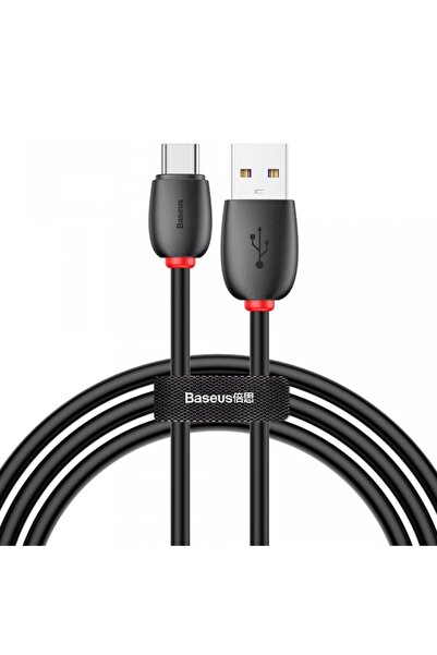 Baseus Purple Ring HW Бързо зарядно устройство USB към USB Type C 40W 1м Чере...