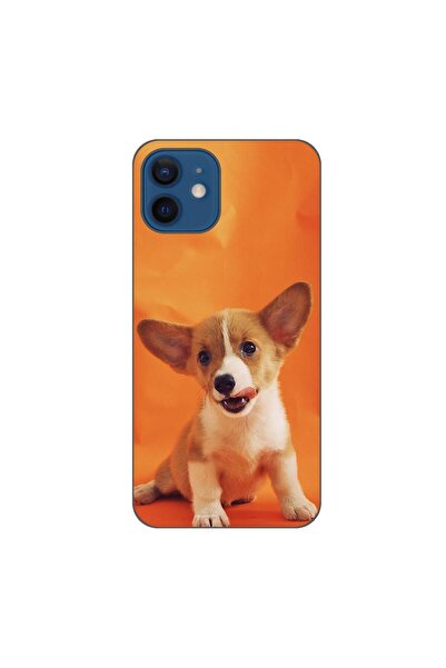 OEM Case compatible with Apple iPhone 12 Silicone Gel Tpu Puppy Pattern