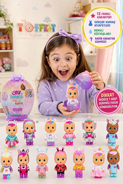 TOYFEST Cry Babies Magic Tears Moda Serisi Sürpriz Bebek Figür Oyuncak Tekli ...