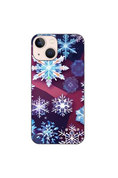 OEM Husa compatibila cu Apple iPhone 13 Mini Silicon Gel Tpu Model Fulgi de G...