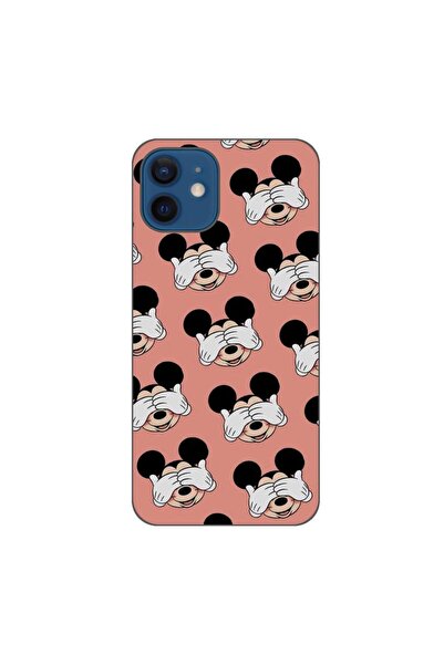 OEM Husa compatibila cu Apple iPhone 12 Silicon Gel Tpu Model Mickey Pattern ...