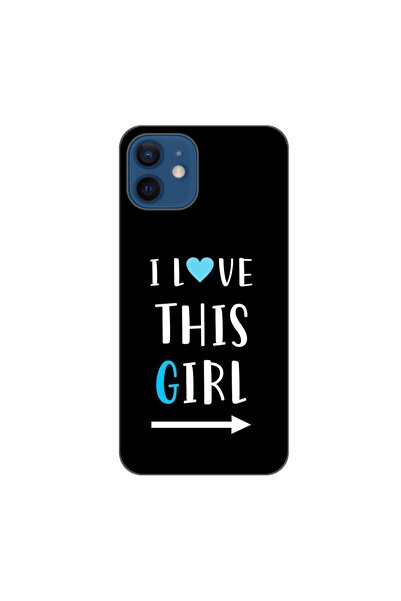 OEM Case compatible with Apple iPhone 12 Silicone Gel Tpu Pattern Couples I l...