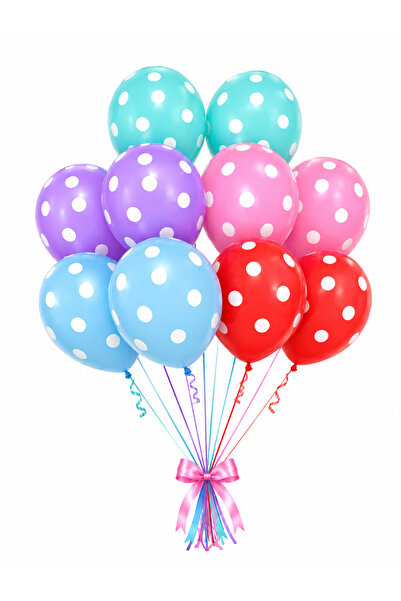Flippy Set 10 baloane multicolore cu buline