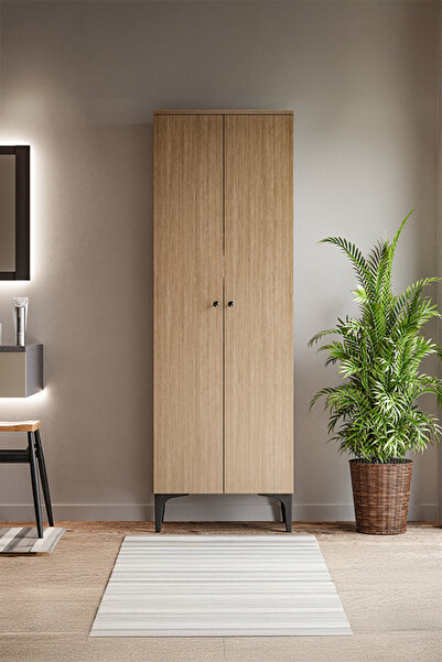 KONFOR Comfort Flex 2 Kapaklı Çok Amaçlı Dolap Ceviz