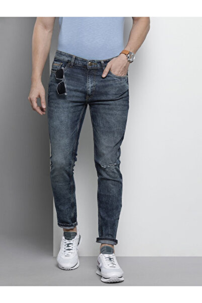 The Indian Garage Co By Styli Men Slim Fit Solid Jeans