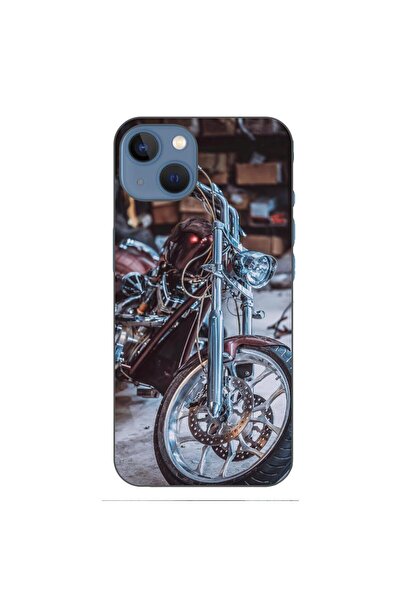 OEM Husa compatibila cu Apple iPhone 13 Silicon Gel Tpu Model Harley Garage