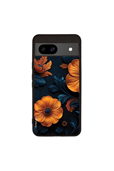 Sonique Θήκη 3D Flower Series για Google Pixel 8a 5G Πορτοκαλί 01