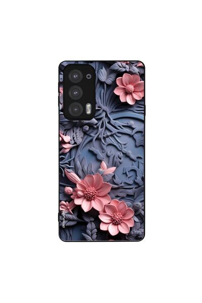 Sonique Θήκη 3D Flower Series για Motorola Edge 20 5G Ροζ 02