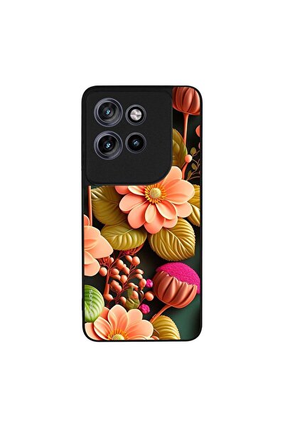 Sonique Θήκη 3D Flower Series για Motorola Edge 60 Neo 5G Σομόν