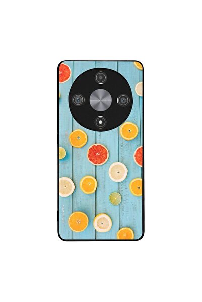 Sonique Θήκη Fruit Series για Honor Magic6 Lite 5G Γκρέιπφρουτ