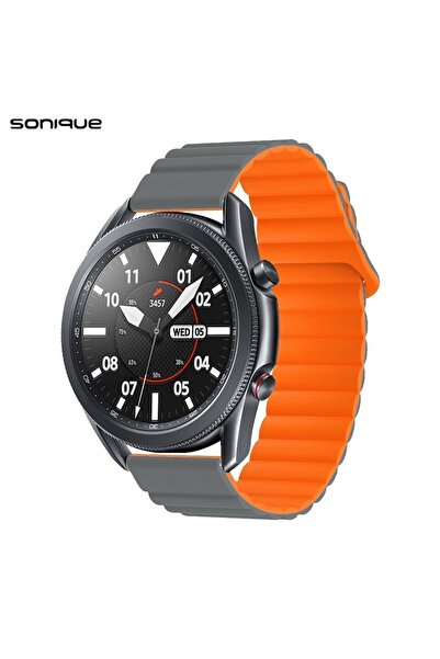 Sonique Λουράκι Σιλικόνης Wavy Magnetic Band 22mm για Samsung, Huawei, Amazfi...