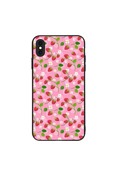 Sonique Θήκη Fruit Series για Apple iPhone XS MAX Φράουλα