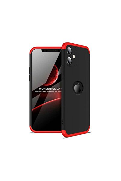 GKK 360 Full Body Protection Apple iPhone 12 mini Μαύρο/Κόκκινο