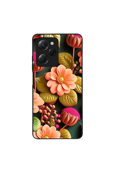 Sonique Θήκη 3D Flower Series για Xiaomi Poco X5 Pro 5G Σομόν
