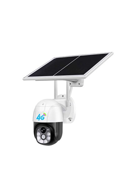 crz Solar Powered 1080p 2MP Motion Sensor Surveillance Camera, PTZ, 4G Connec...