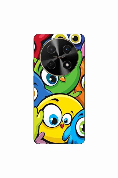 OEM Husa compatibila cu Huawei Nova 12i Silicon Gel Tpu Model Bufnite Colorate