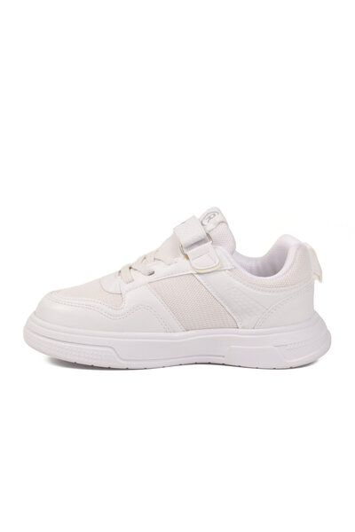 Generic Brand White Lightweight Velcro Children's Sports Shoes Reyber 026 F
