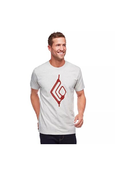 BLACK DİAMOND Men's Rope Diamond T-shirt - أبيض - S