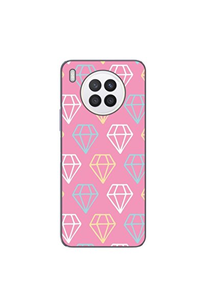 OEM Husa compatibila cu Huawei Nova 8i Silicon Gel Tpu Model Diamond Pattern ...