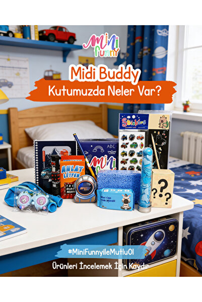 Mini Funny - Midi Buddy Erkek Çocuk Hediye Kutusu