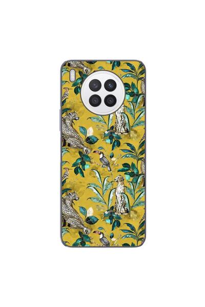 OEM Case compatible with Huawei Nova 8i Silicone Gel Tpu Model Yellow Jungle ...