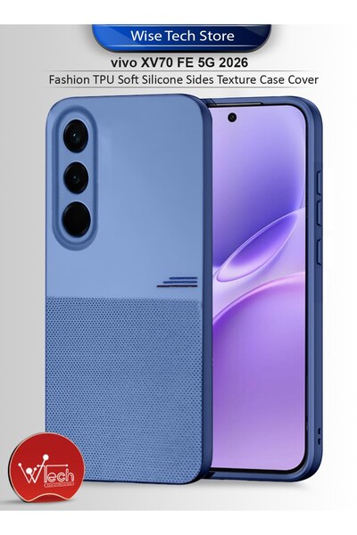 Wtech غطاء حماية ناعم من السيليكون TPU بتصميم عصري لهاتف vivo V70 FE 5G 2026