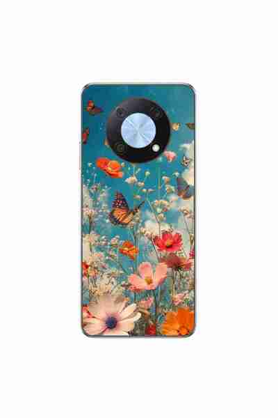 OEM Θήκη συμβατή με Huawei Nova Y90 από σιλικόνη gel TPU με σχέδιο λουλουδιών...