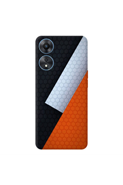 Other Oppo A 98 Coated hexagon Transparent Silicone TPU Θήκη