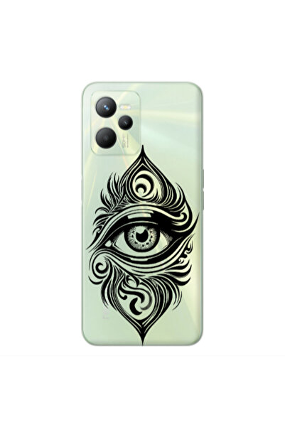 Other Realme C35 Eye patterned drawing Transparent Silicone TPU Θήκη
