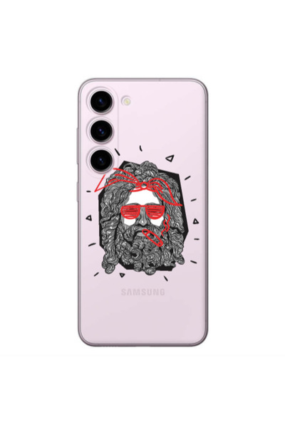 Other Samsung S23 Cool glasses Transparent Silicone TPU Θήκη